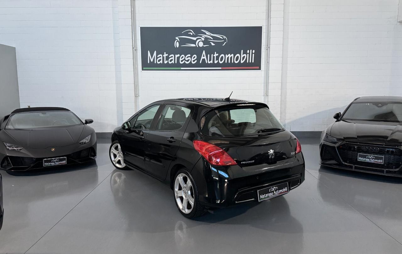 Peugeot 308 GT 1.6 THP 175CV Turbo TettoPanoramico Lane Assist
