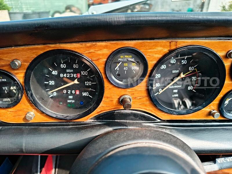 Fiat 124 Spider 1800 – Rossa Interni Neri CRS Anno 1975
