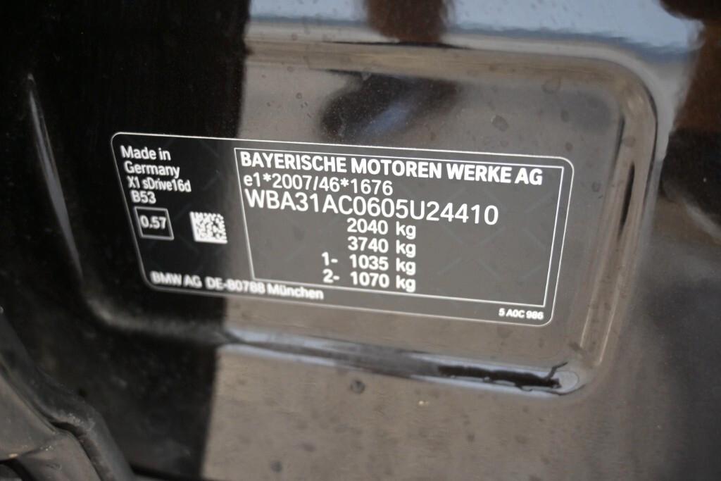 BMW X1 16D 115CV 6M. S-DRIVE BUSINESS ADVANTAGE ( CRUISE - PELLE - CARPLAY - NAVI - PARK ASSISTANT - TELECAMERA POST. )