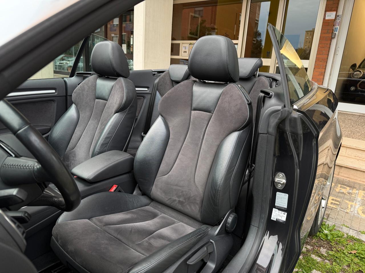 Audi A3 Cabrio 1.4 Sport, Tagl. ufficiali, alcantara, navigatore