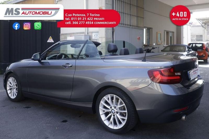 BMW Serie 2 Cabrio BMW Serie 2 Cabrio 218d Cabrio Luxury Unicoproprietario