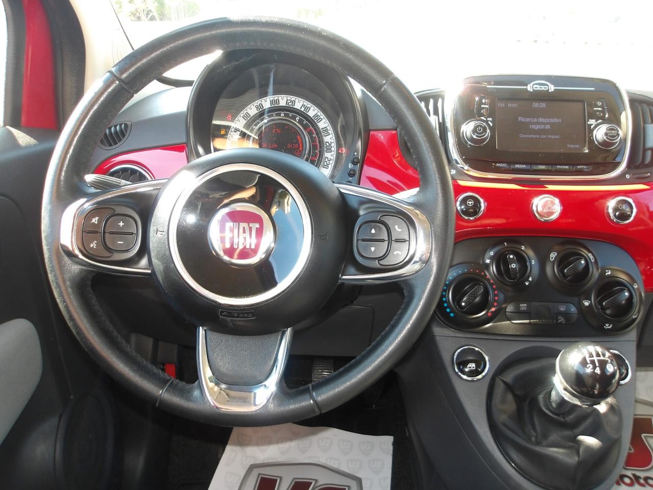 FIAT 500 1.2 BENZ-GARANZIA FULL-2017