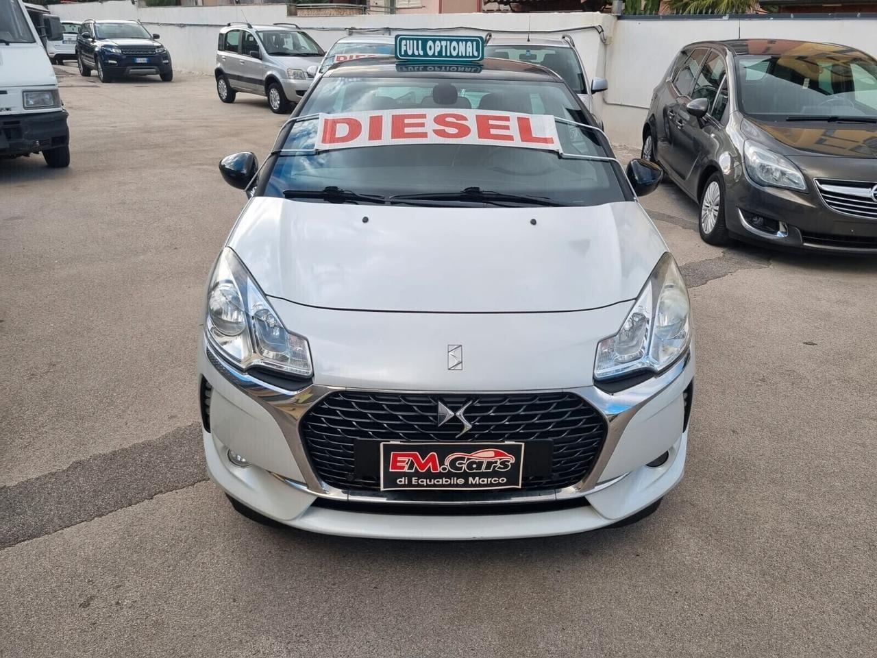 DS3 1,6 Diesel 75Cv.2017 Garanzia 12 Mesi