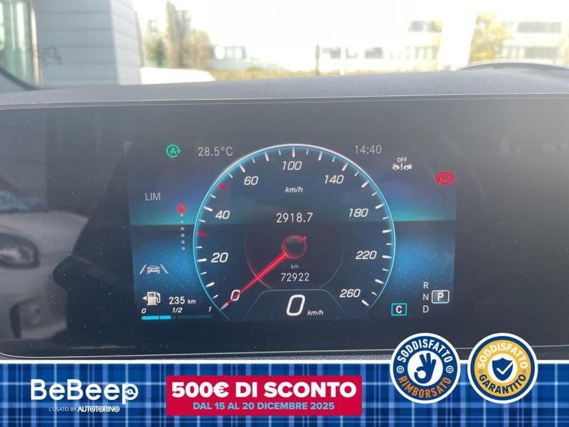 Mercedes-Benz GLA 180 D SPORT PLUS AUTO