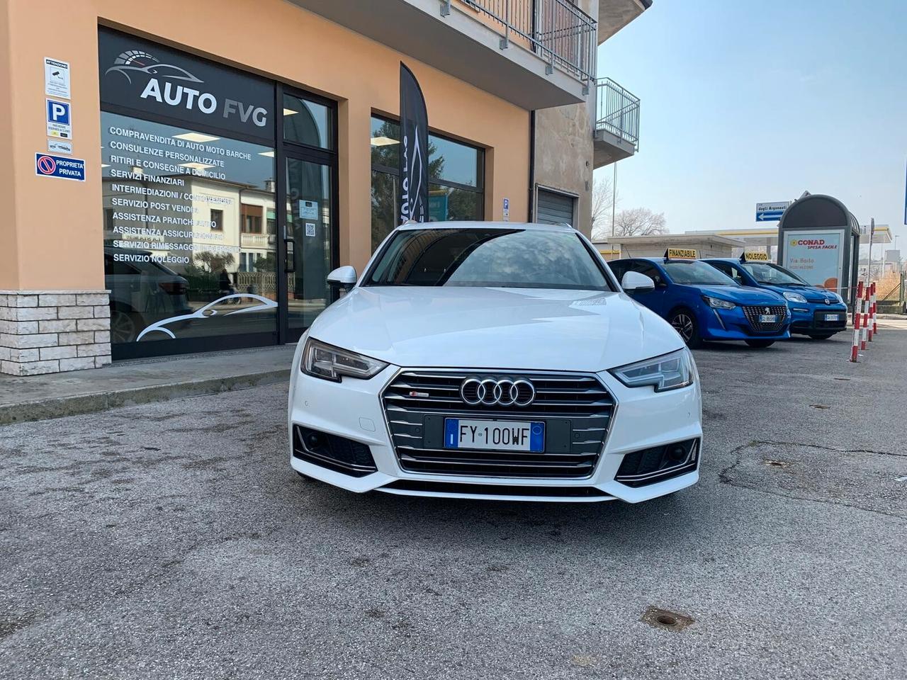 Audi A4 Avant 2.0 TDI S-tronic S-line Gancio traino Certificata