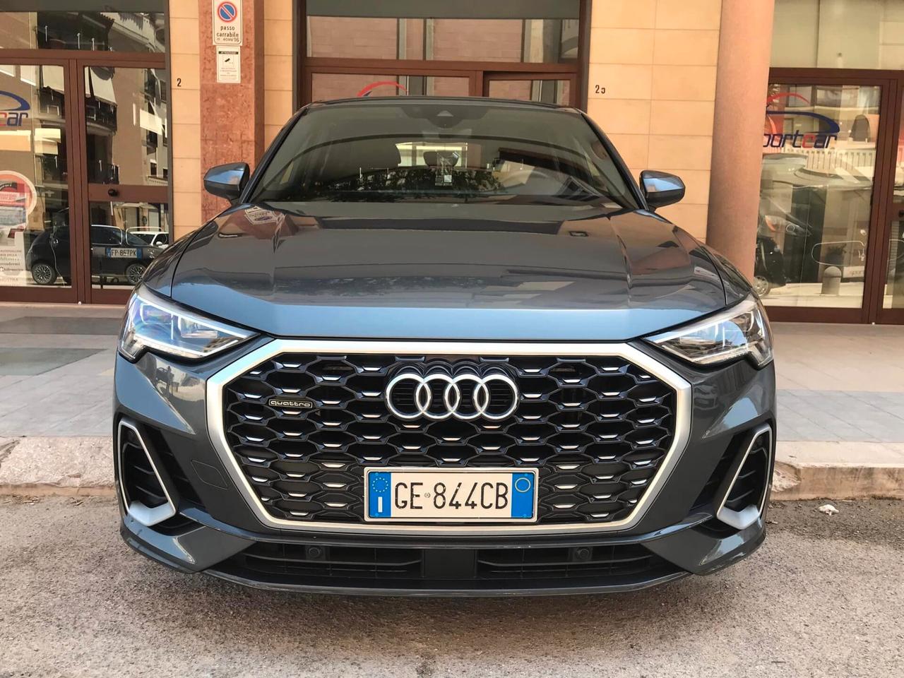 Audi Q3 SPORTBACK 40 TDI 200CV QUATTRO S TRONIC S LINE EDITION NAVY PELLE LED 19