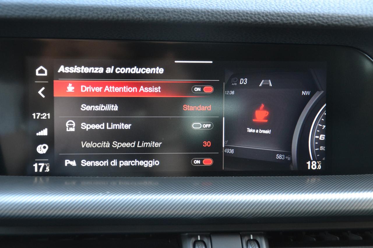 Alfa Romeo Stelvio 2.2 190CV AT8 Q4 SPRINT **PAD.F1-LED-NAV-RETROCAM*