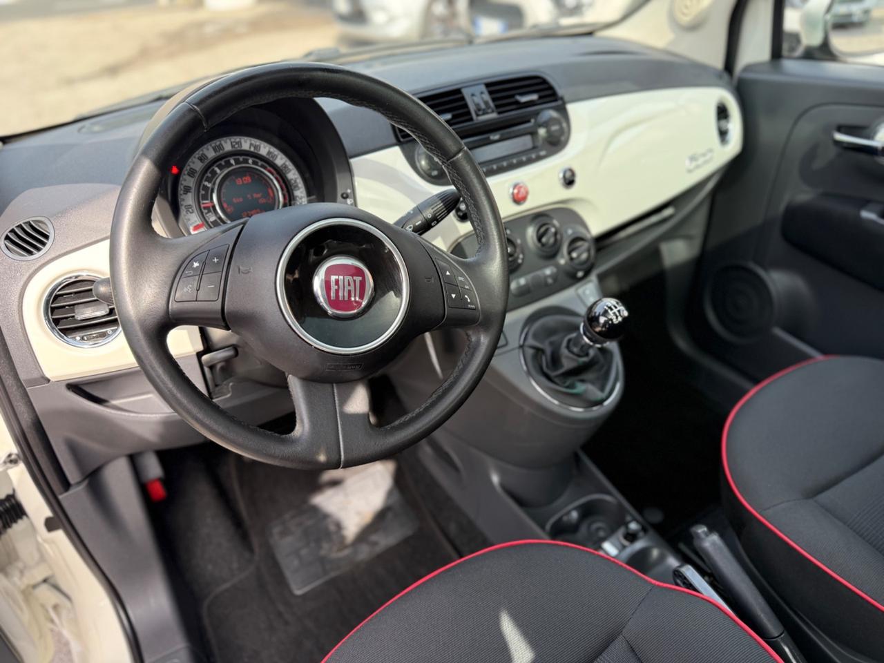 Fiat 500 1.2 Lounge Perfetta Red Interni