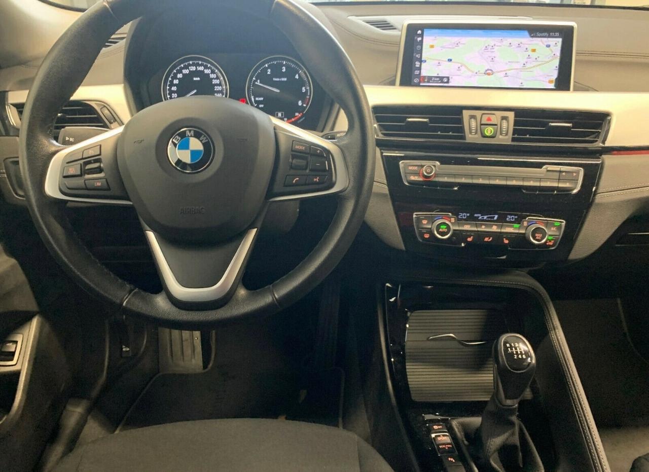 Bmw X2 sDrive18d Advantage Manuale Navi Led