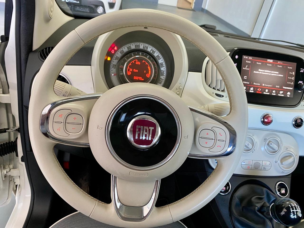 Fiat 500 1.2 Lounge 69cv 2019 New Model Unico Proprietario