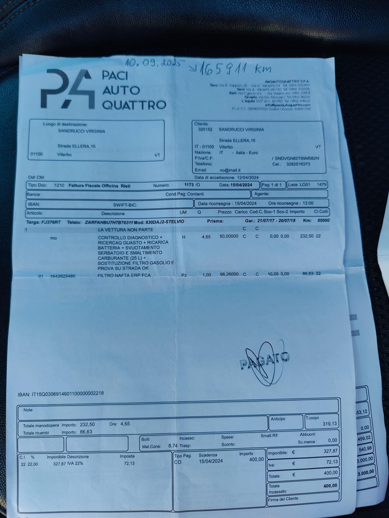 Alfa Romeo Stelvio 2.2 Turbodiesel 210 CV AT8 Q4 Super
