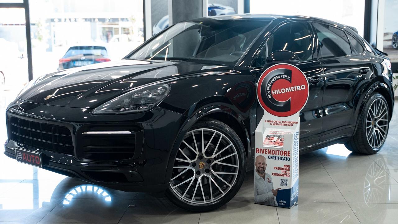 Porsche Cayenne COUPE 3.0 E-HYBRID TIPTRONIC 21" TETTO PANORAMICO PACK CHRONO BOSE SEDILI SCARICHI S