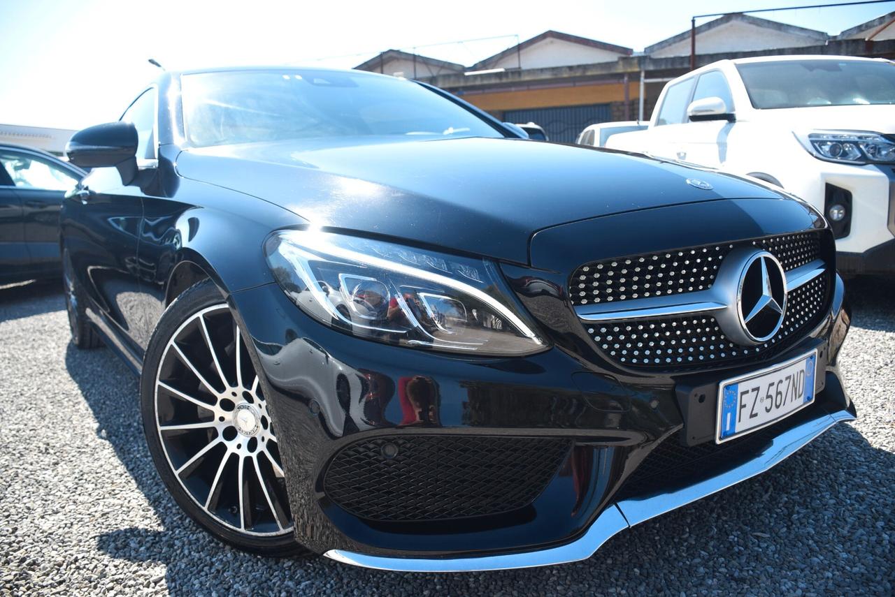 Mercedes-benz C 220 MERCEDES COUPE' AMG 220d 170CV 6M TETTO APR. - NAVI CRUISE SENSORI BT ADAS
