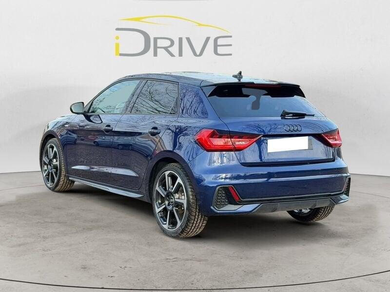 Audi A1 Sportback 30 TFSI S tronic Identity Black " blu navarra" +GPL