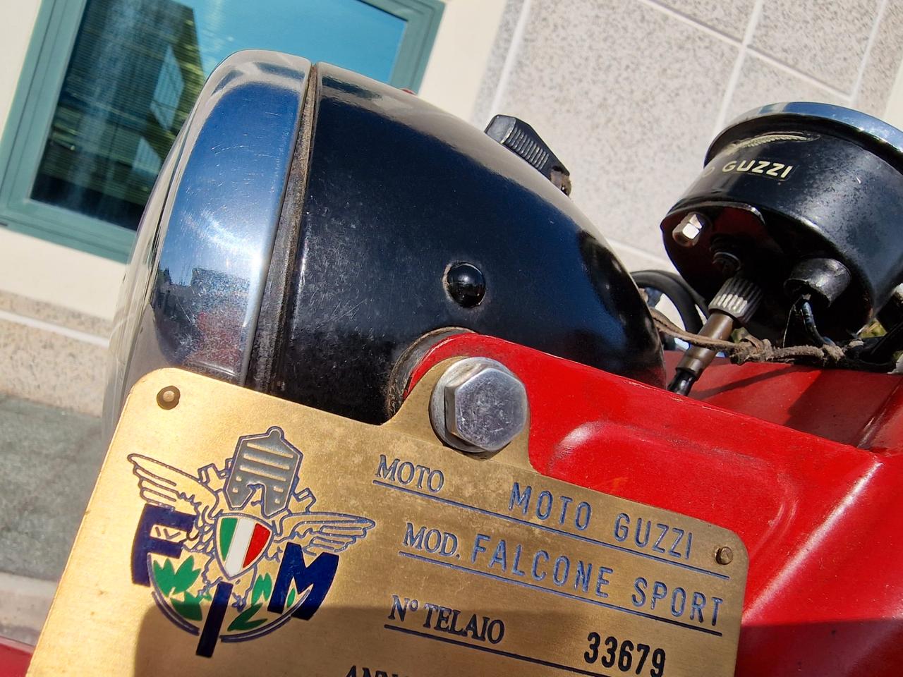 Moto Guzzi Airone 500CC TARGA ORO COMPLETAMENTE ORIGINALE