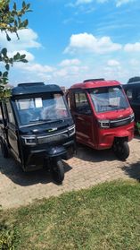MOTOCARRO ELETTRICO CABINATO CASSONE RIBALTABILE