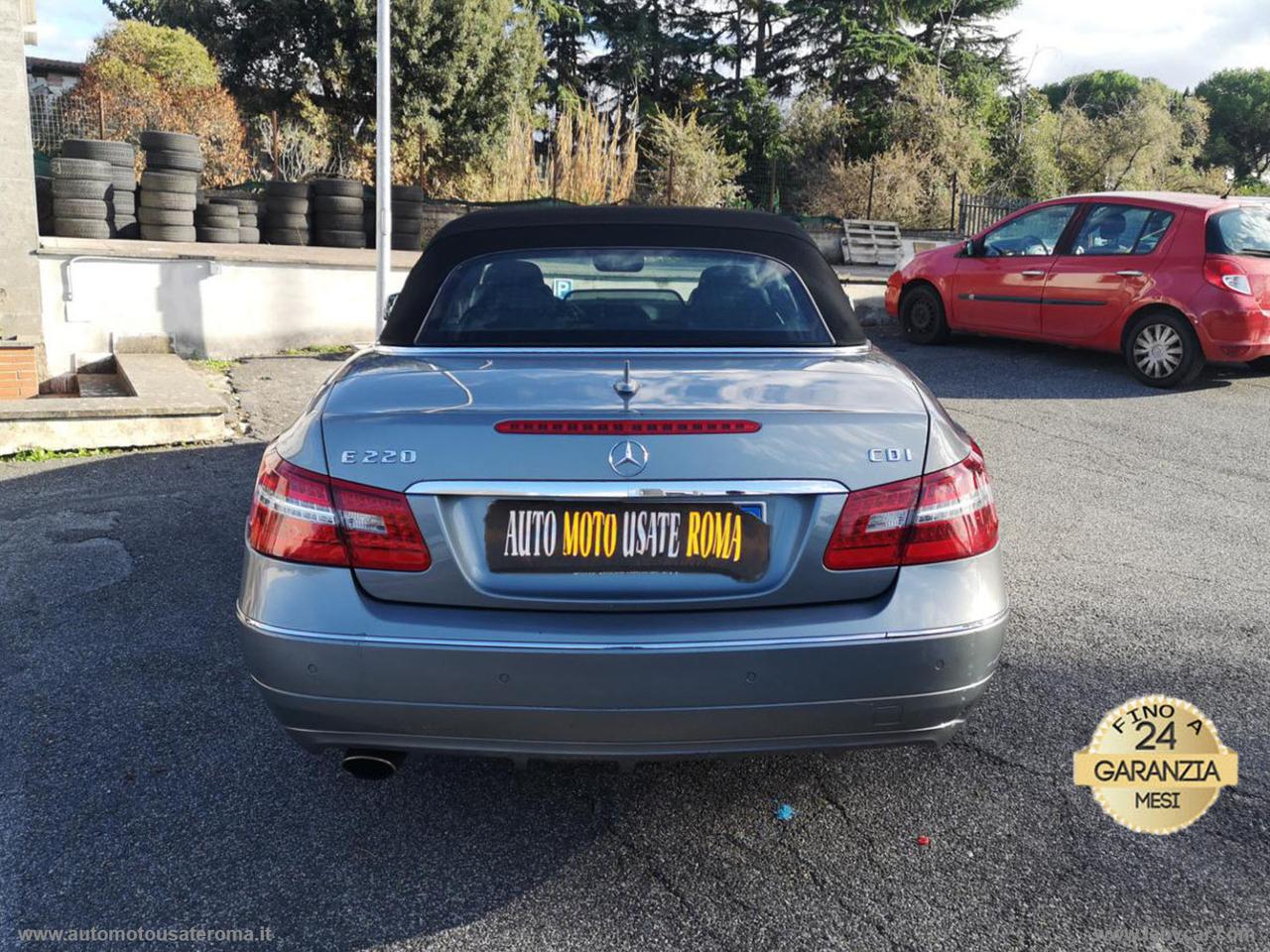 MERCEDES-BENZ E 220 CDI Cabrio BlueEFF. Avantgarde PROMO WEB