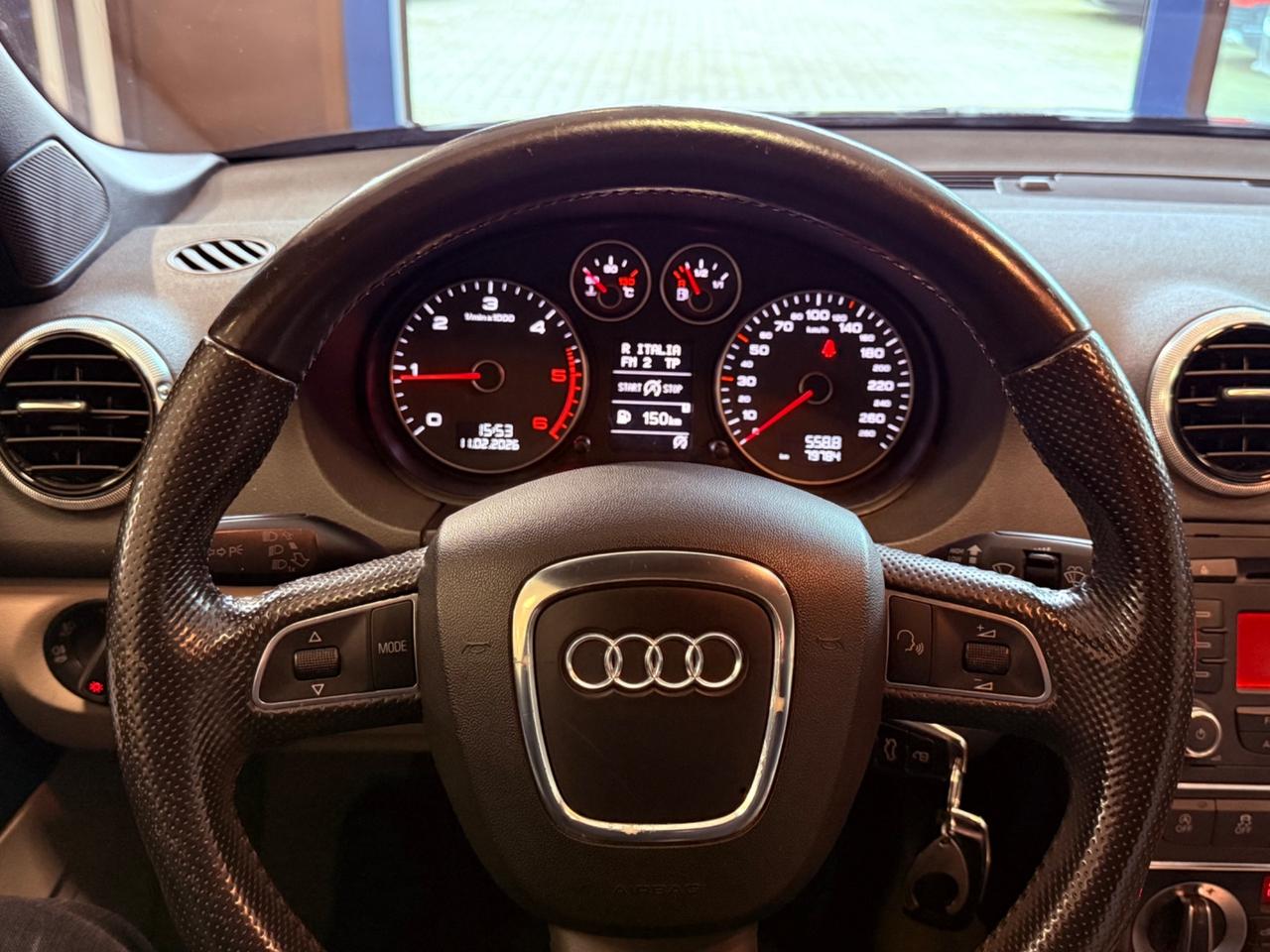 Audi A3 Cabrio Sline 2.0 TDI 140 CV CR Ambition