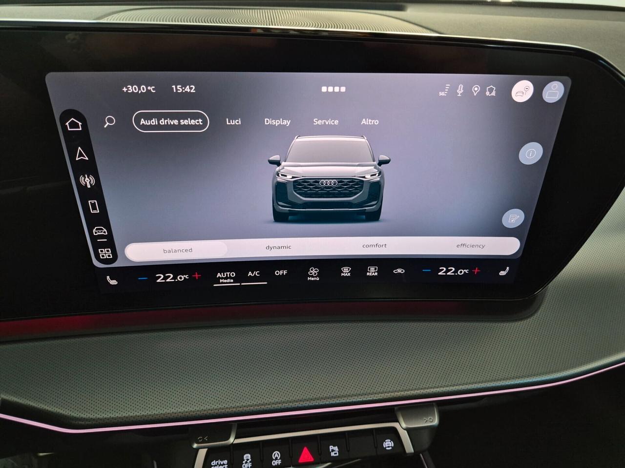 AUDI Q3 1.5 TFSI/MHEV S LINE ESTERNO S LINE INTERNO S-TRONIC TETTO PANORAMICO APRIBILE BLACK PACK APPLE CAR PLAY/ANDROID AUTO