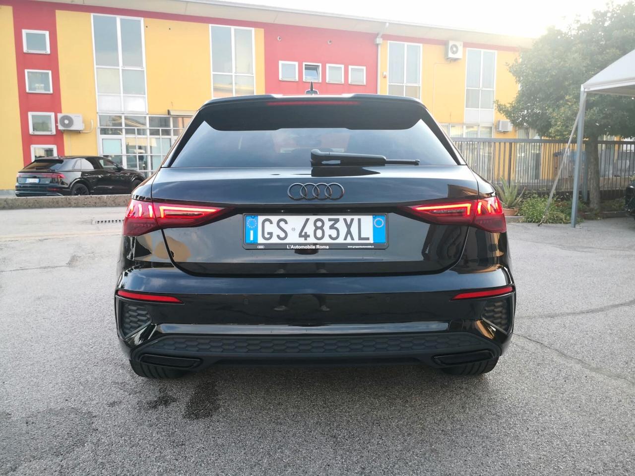 Audi A3 SPB 40 TFSI e S tronic Identity Black LINE ***TAGLIANDI AUDI***