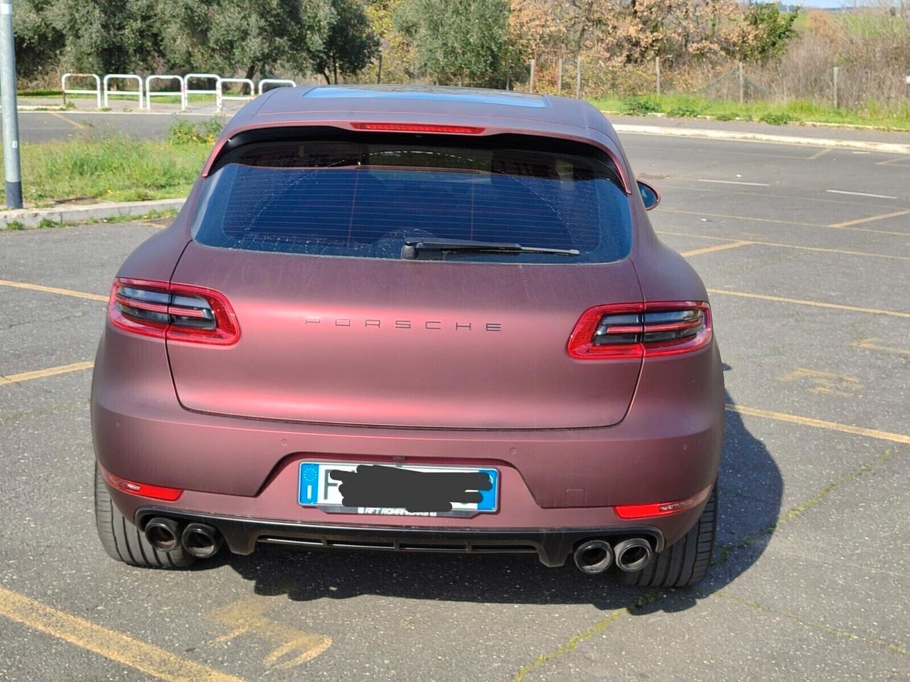 Macan 3.0 S Diesel WRAP ROSSO OPACO 2015 KM149000