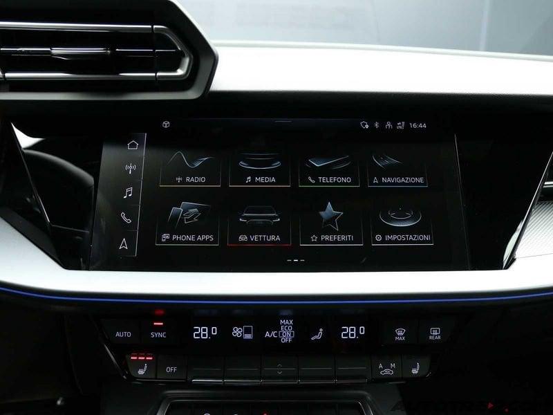 Audi A3 A3 Sportback 1.5 tfsi mhev S line edition 150cv s-tronic