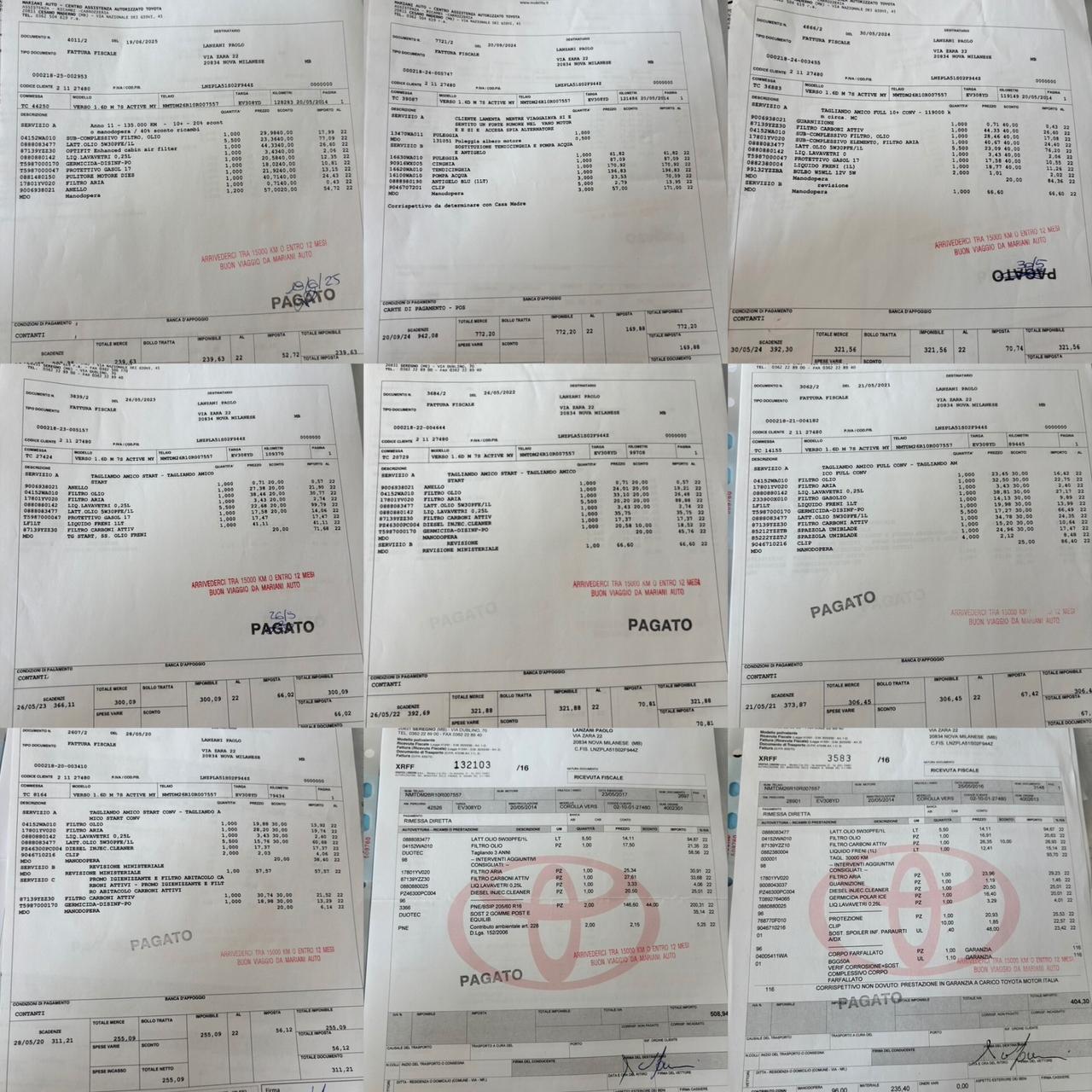 Toyota Verso d-4d 7p*TAGLIANDI CERTIFICATI