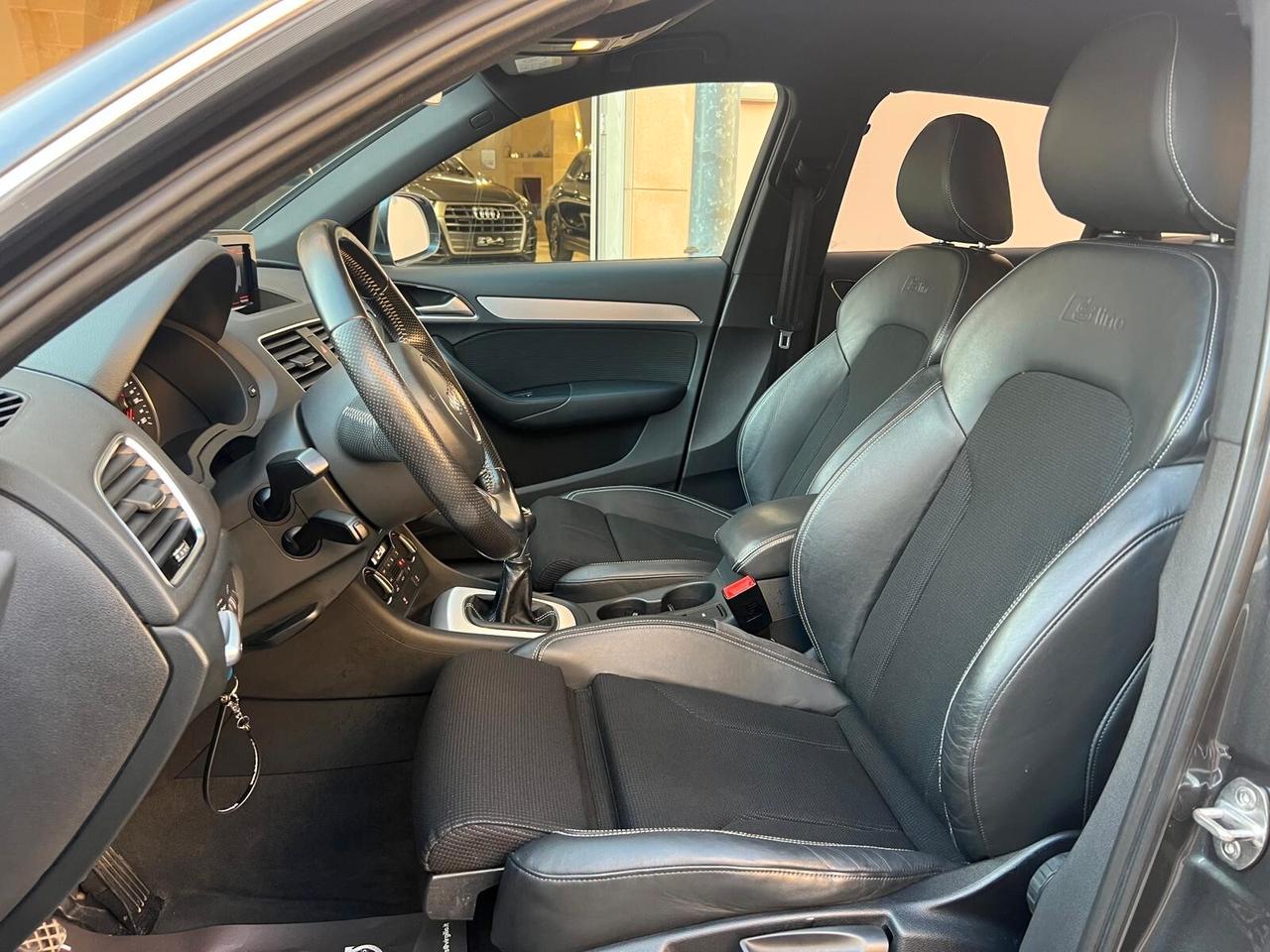 AUDI Q3 S-LINE 2.0 TDI 150CV PELLE NAVI CRUISE ANNO 2017