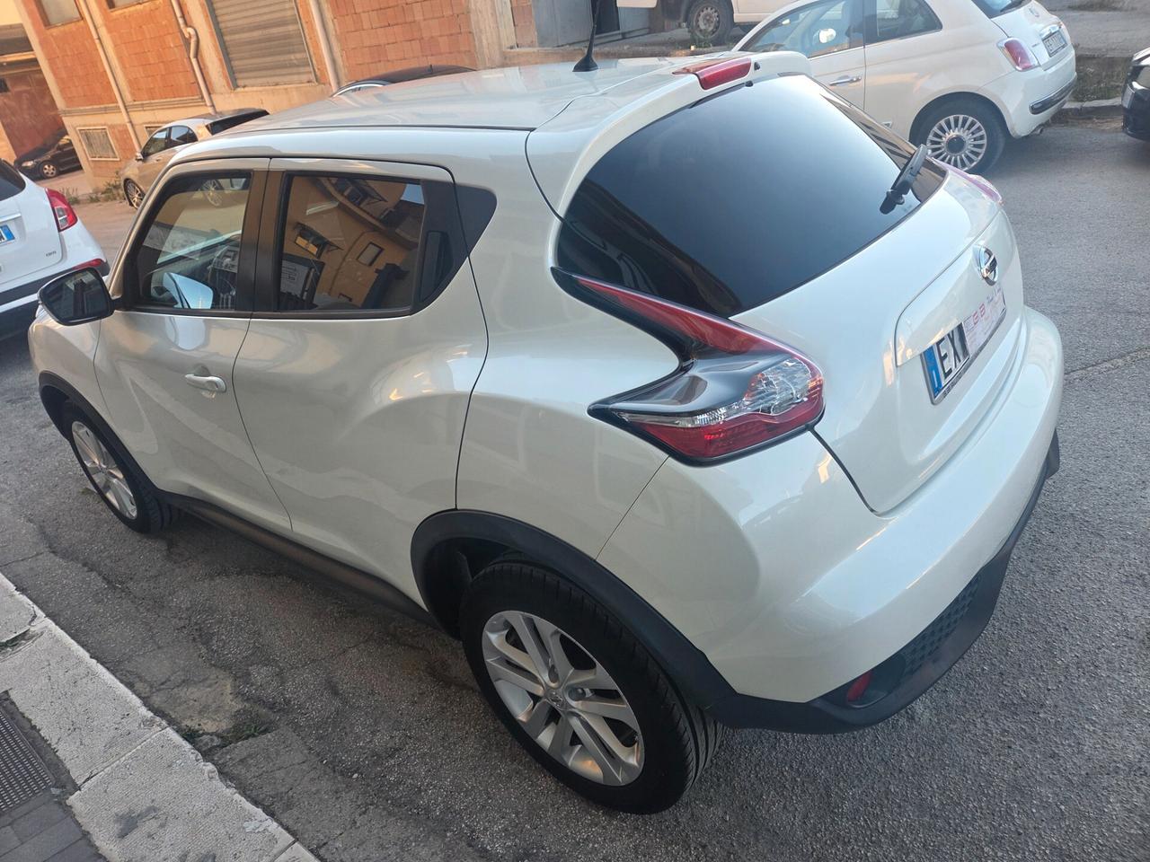 NISSAN JUKE BIANCO PERLA 1.5 NAVIG TELEC KMCERTIF