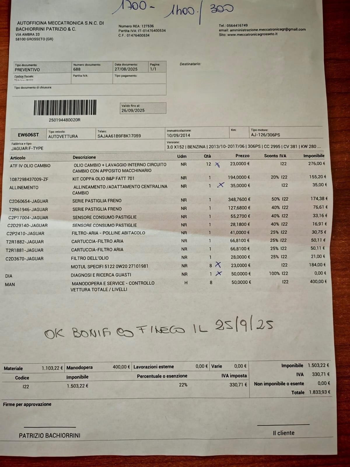 Jaguar F-Type 3.0 V6 aut. Coupé S