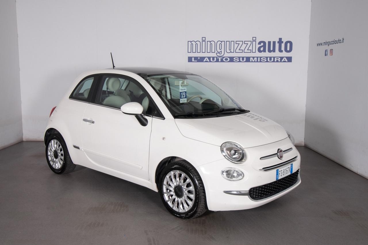 Fiat 500 1.2 Lounge 69cv -tetto Panoramico-