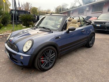 Mini 1.6 16V One Cabrio Blue Lille Bonnes Strips Pelle Permute Garanzia