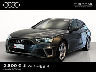 Audi A4 avant 40 2.0 tdi mhev s line edition quattro 204cv s-tronic