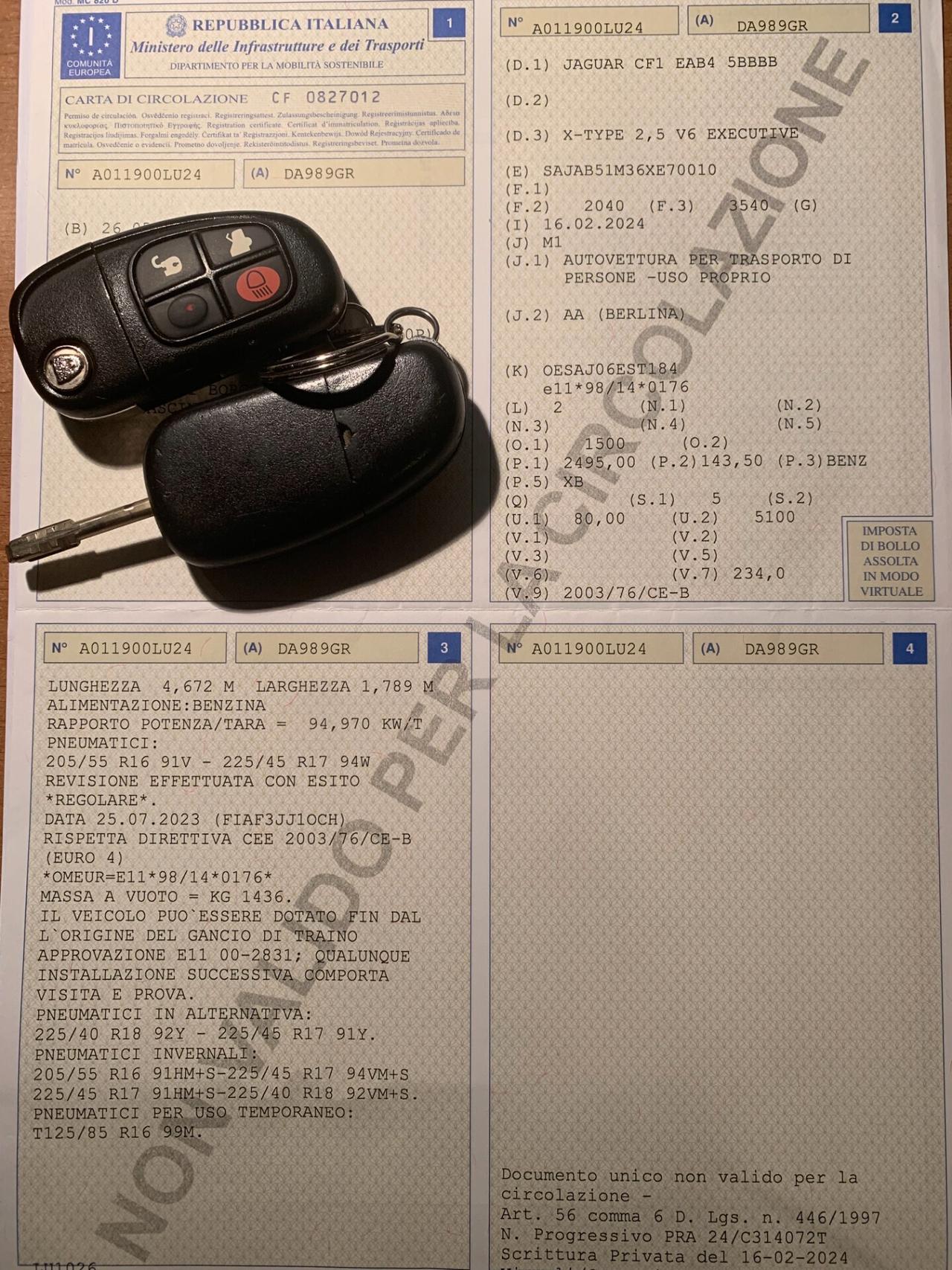 Jaguar X-Type 2.5 V6 24V cat Executive