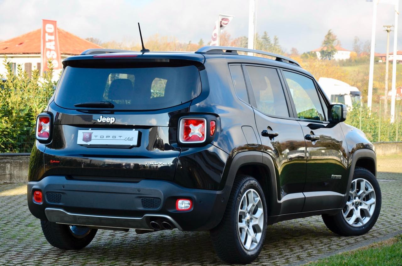 JEEP RENEGADE 1.6 MJT LIMITED FWD 120cv, UFF ITALIANA, EURO 6B, NAVI, PELLE, PERMUTE