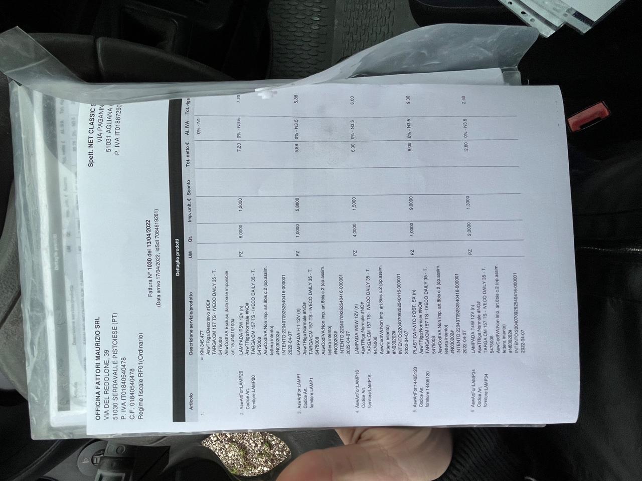 Iveco Carroattrezzi chiuso Daily Motore RIFATTO