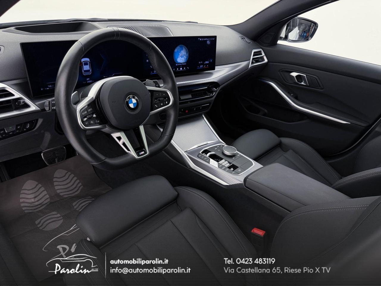 BMW 320 d Touring mhev 48V xdrive MSport Tetto-Gancio-Pelle-Winter-360°