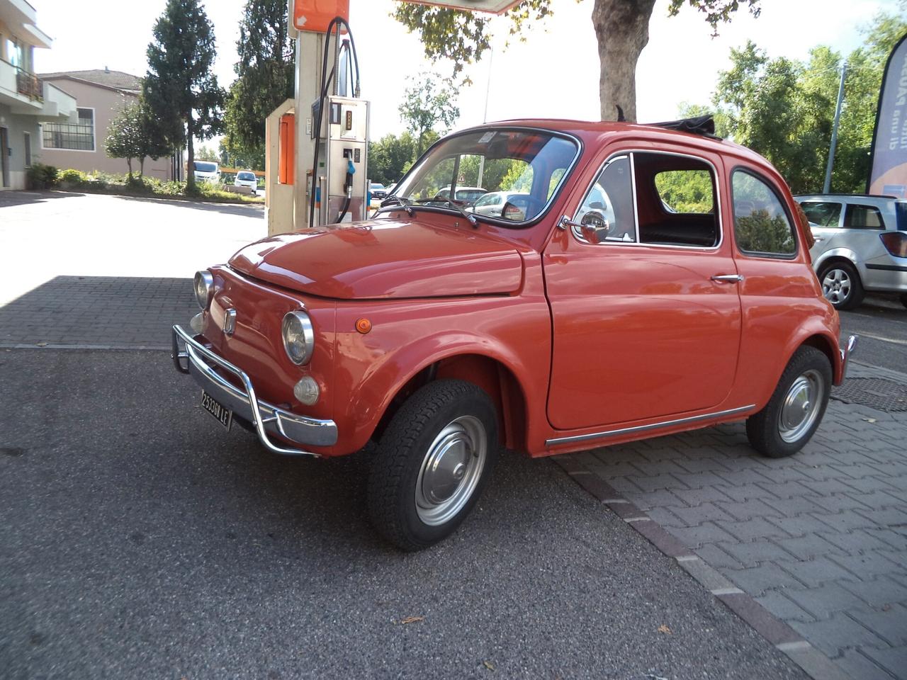 FIAT 500L ORANGE DEL 1970 CON 21000 KM PERFETTA