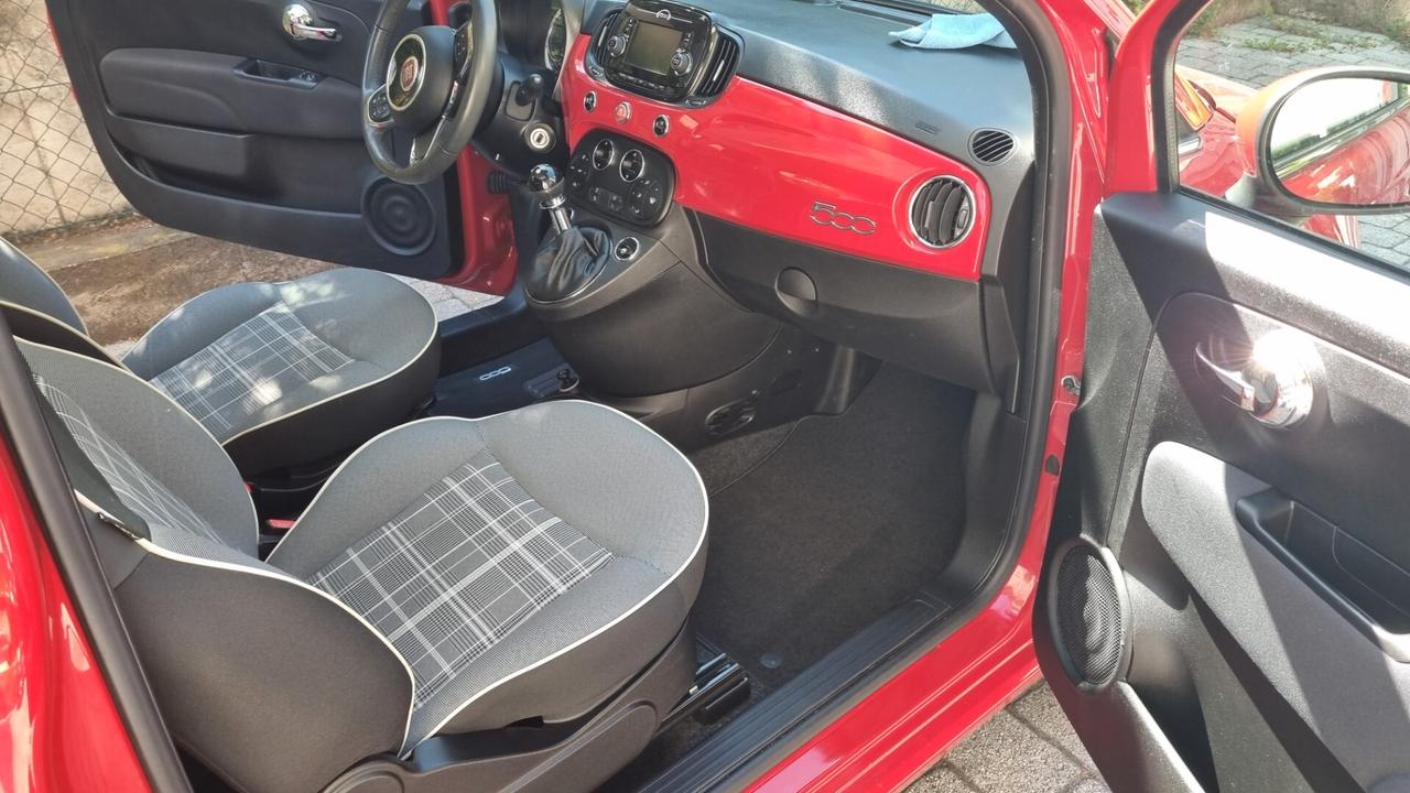 Fiat 500 1.2 Lounge 69 cv anno 2018 km 62000