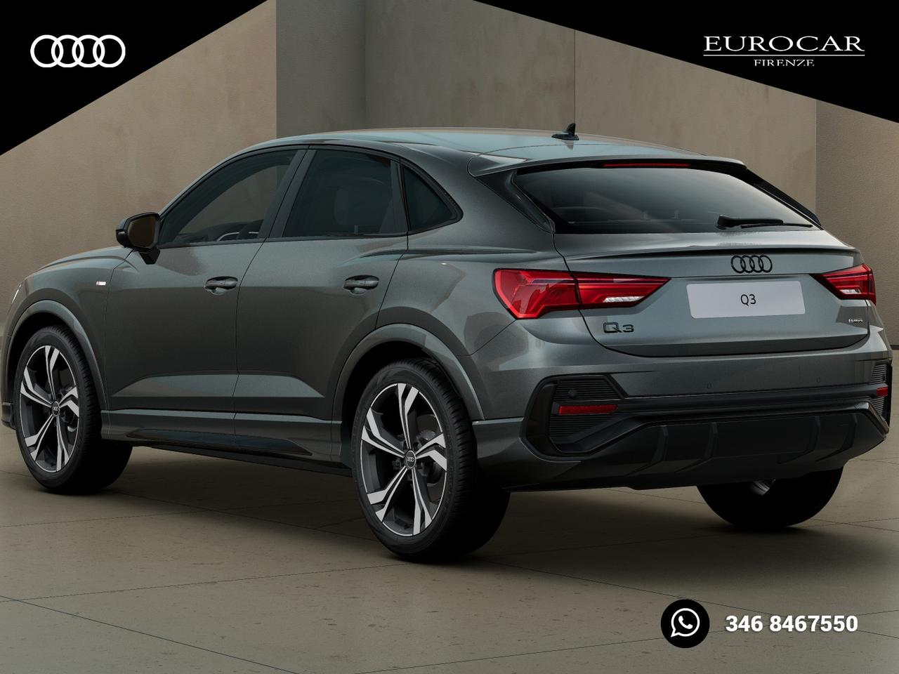 Audi Q3 sportback 40 2.0 tfsi identity black quattro s-tronic