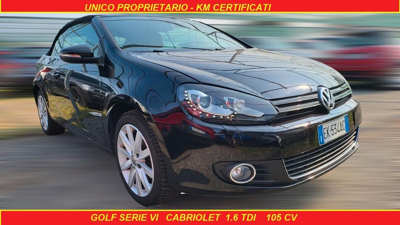 Volkswagen Golf Cabriolet Golf 1.6 TDI DPF 3p. Comfortline