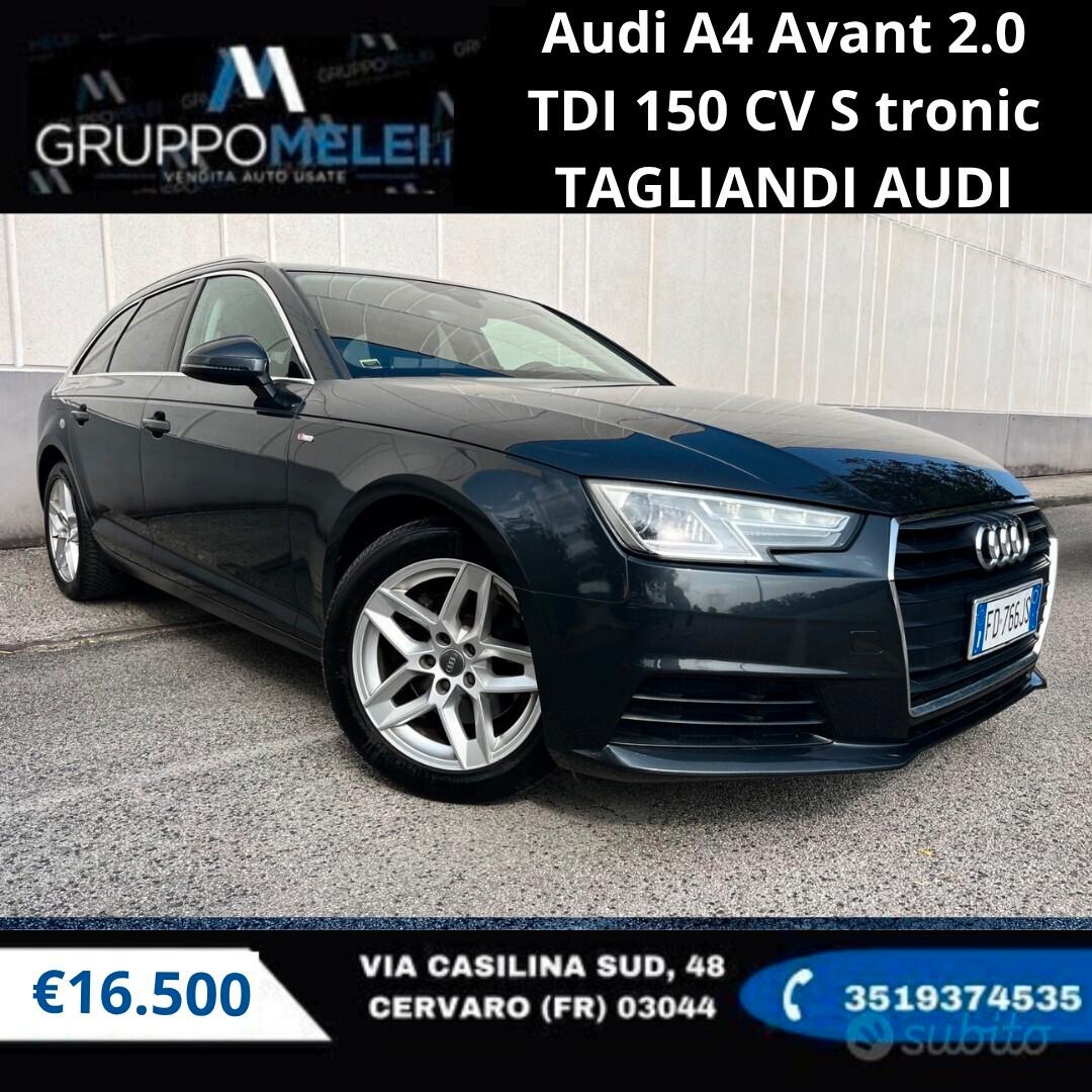 Audi A4 Avant 2.0 TDI 150 CV S tronic TAGLIANDI AUDI