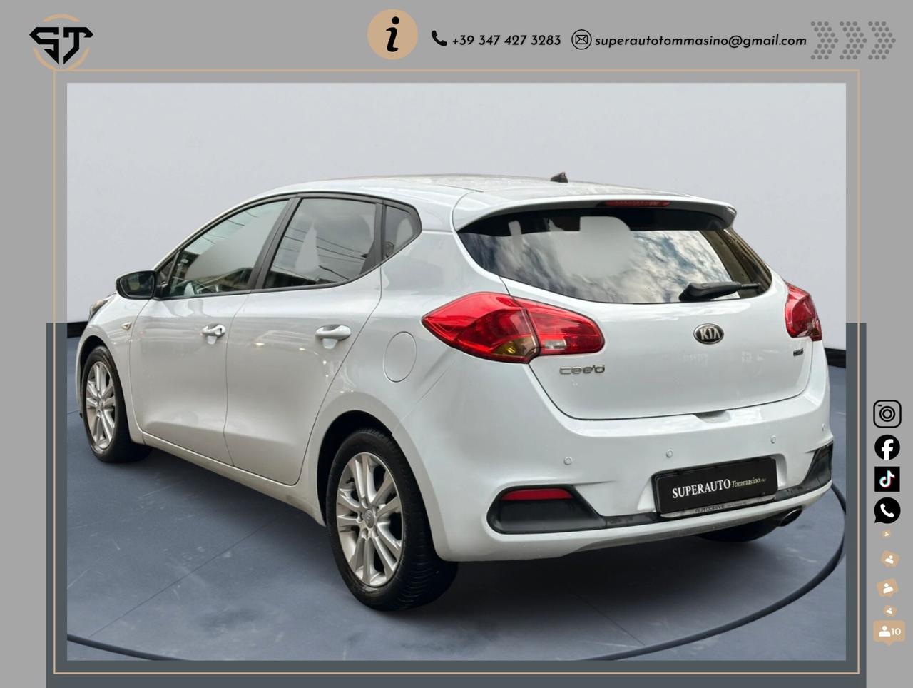 Kia Ceed 1.4 CRDi 5 porte TAGLIENDATA