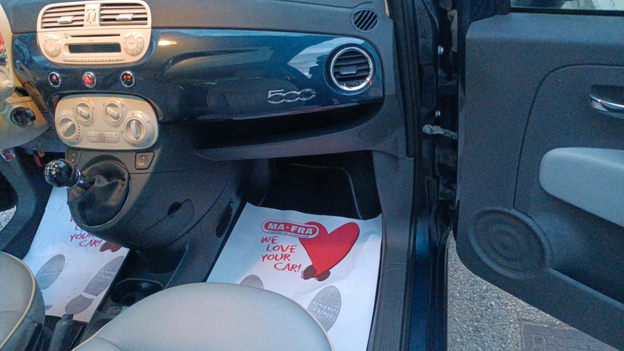 Fiat 500 1.3 diesel Lounge, PELLE, TETTO PANORAMICO