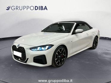 BMW Serie 4 Cabrio Serie 4 G23 LCI 2024 Cabrio 420d Cabrio mhev 48V MSport Pro auto