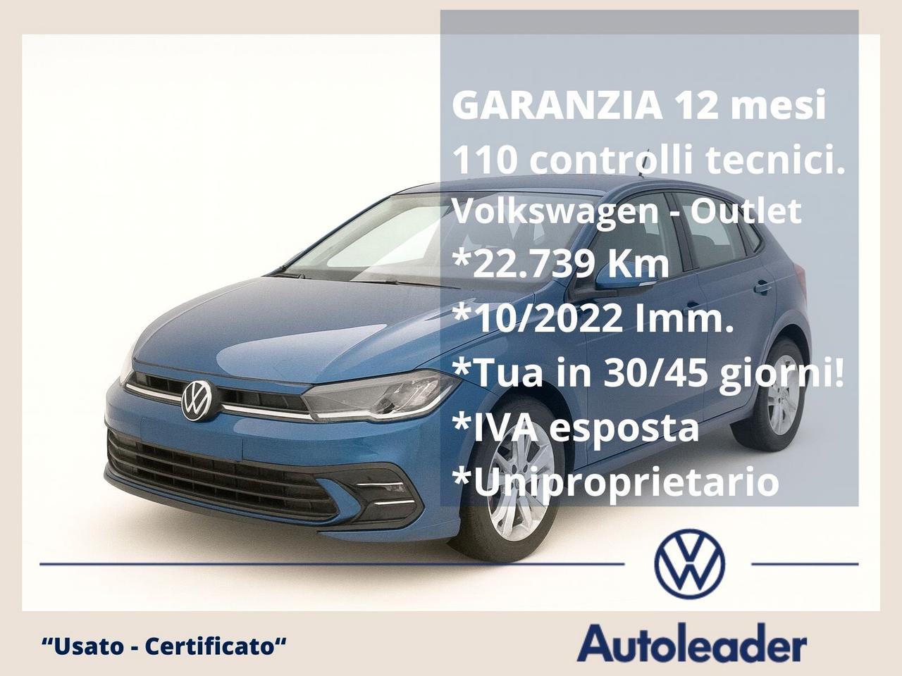 Volkswagen Polo 1.0 TGI 5p. Style