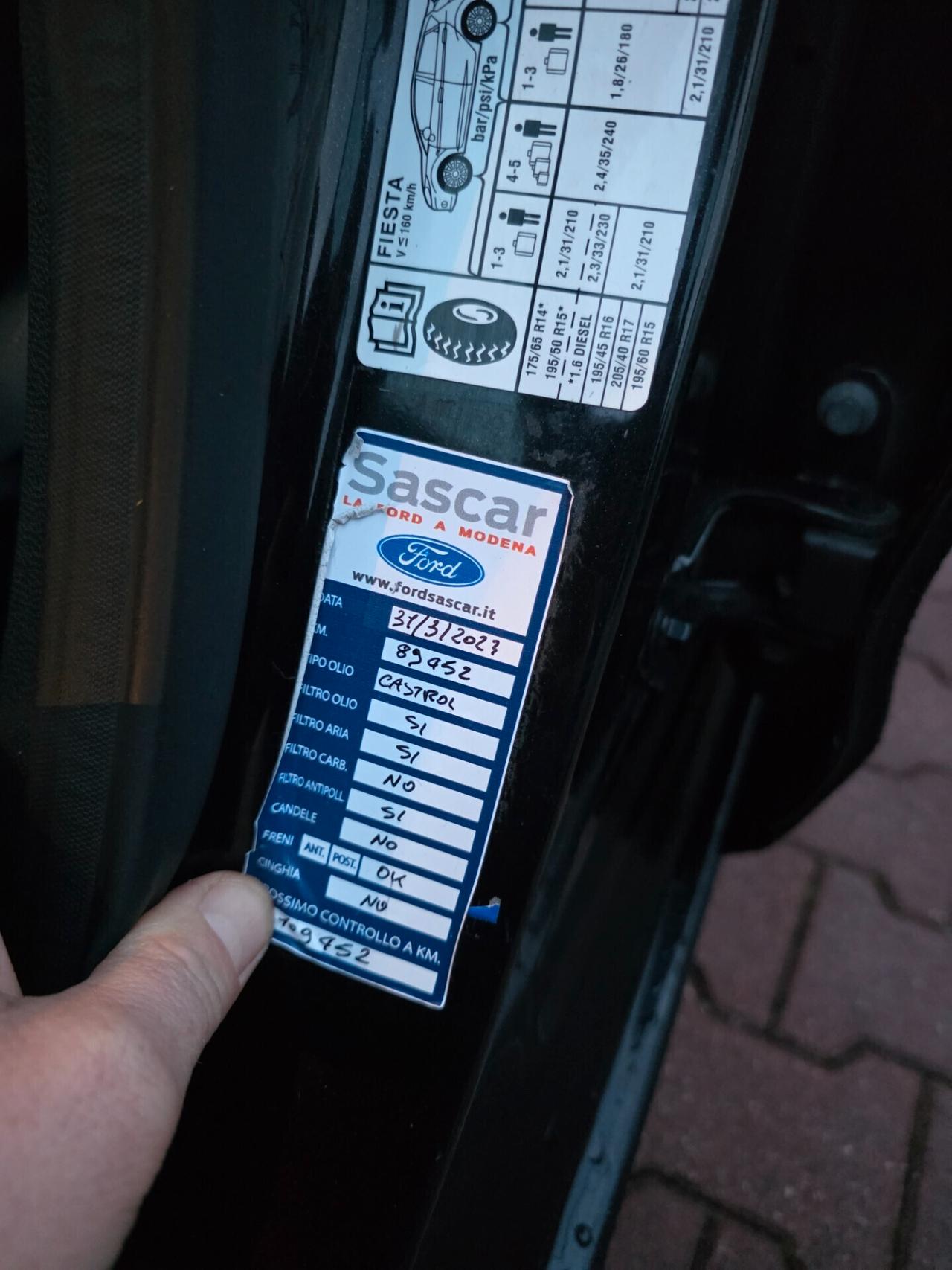 Ford Fiesta 1.2B unico proprietario garantita 12M