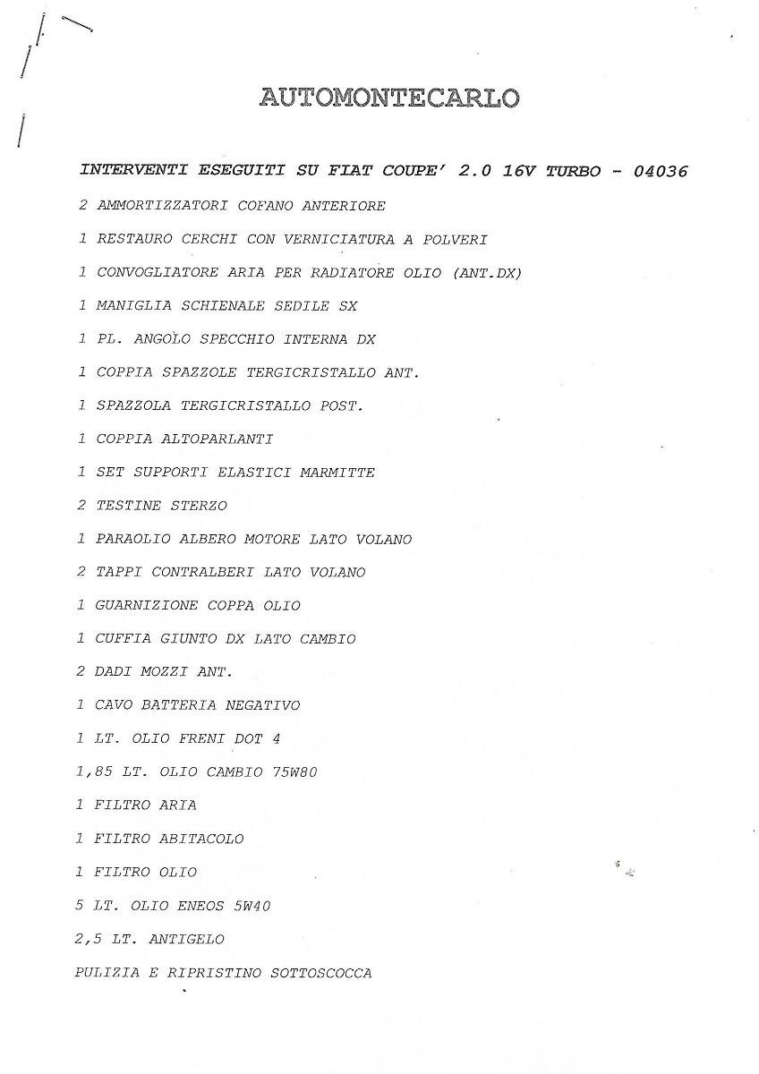 Fiat Coupe 2.0 i.e. turbo 16V Plus