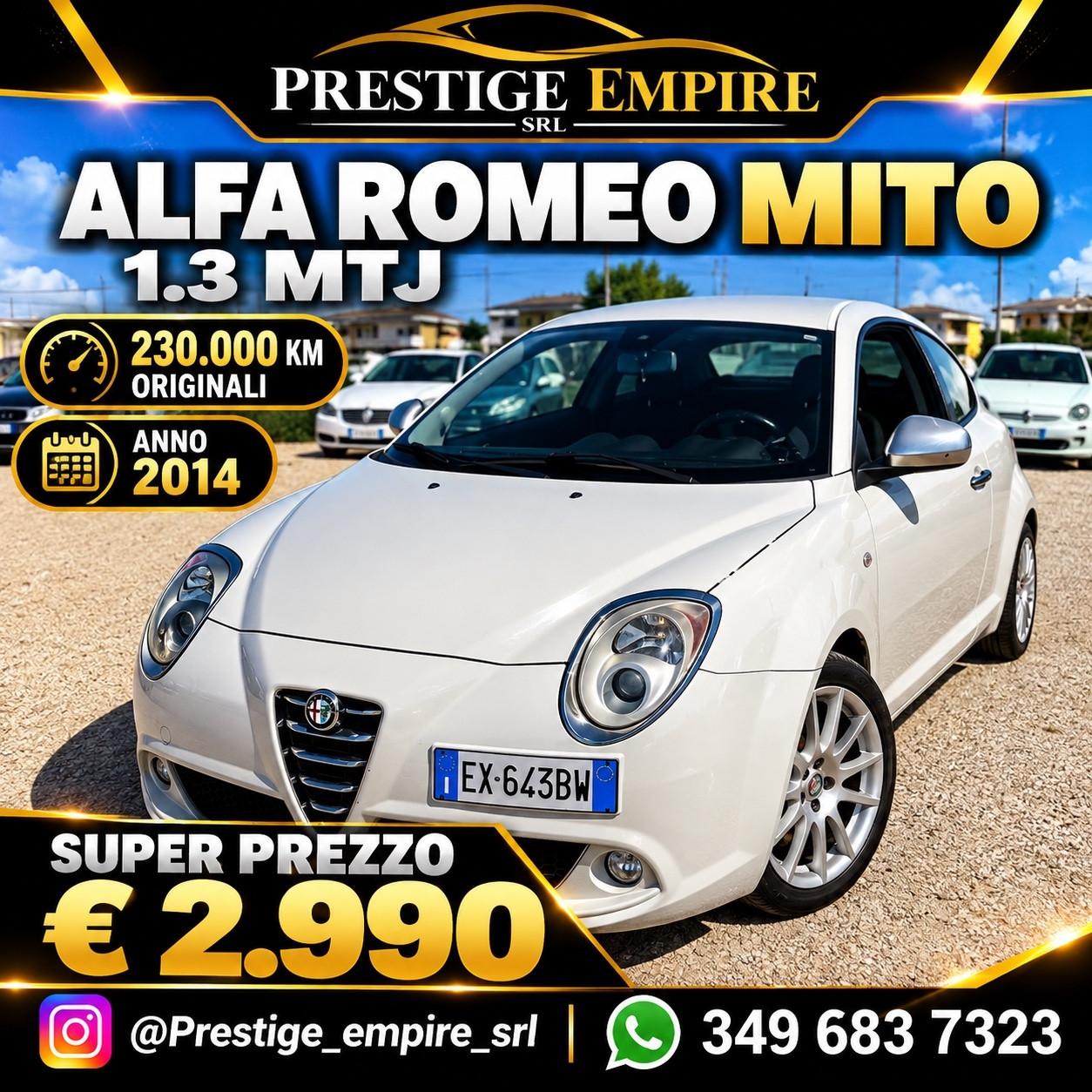 Alfa MiTo 1.3 JTDm 85 CV 2990€