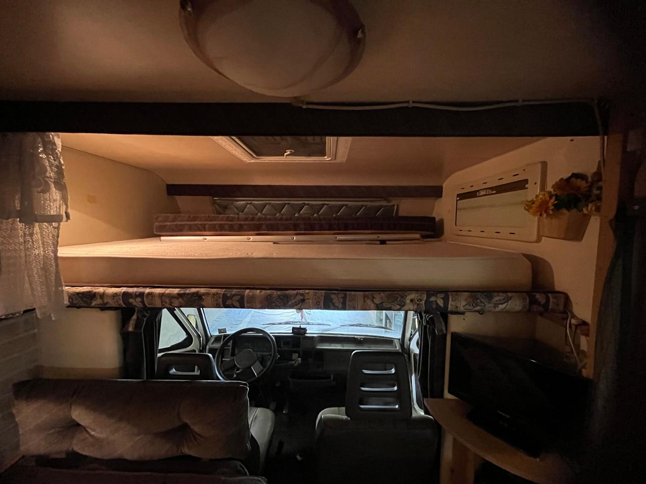 CAMPER MANSARDATO FIAT DUCATO - ADRIA - OMOLOGATO 6 POSTI - 2.5D - 1989